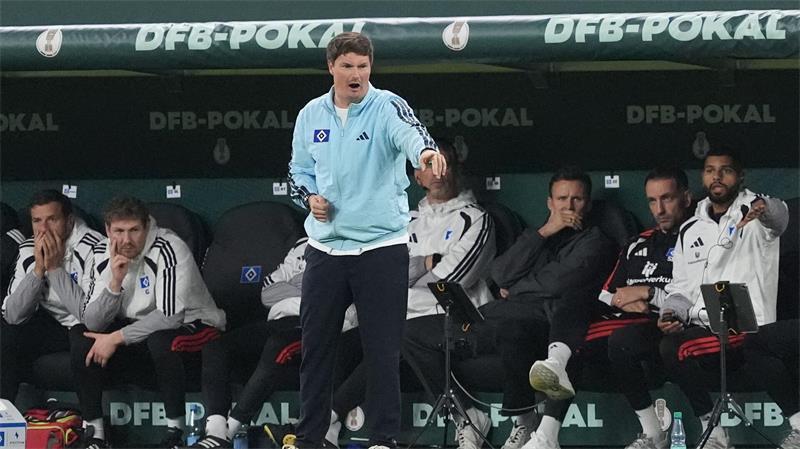 Musste auf eine halbe Stammelf verzichten: HSV-Trainer Merlin Polzin.