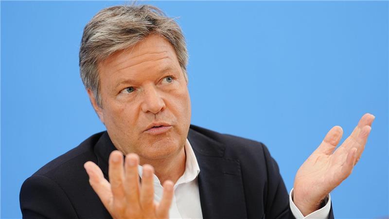 Musste schlechte Nachrichten verkünden: Minister Habeck.