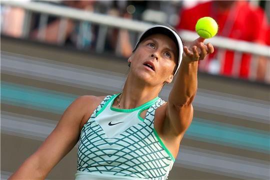 Musste sich in Guangzhou der Kasachin Julia Putinzewa mit 4:6, 7:6 (8:6), 0:6 geschlagen geben: Tatjana Maria.