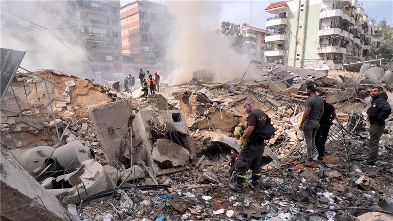 Erster israelischer Luftangriff bei Beirut seit November Nach Angaben der israelischen Armee soll ein Drohnenlager der Hisbollah angegriffen worden sein.