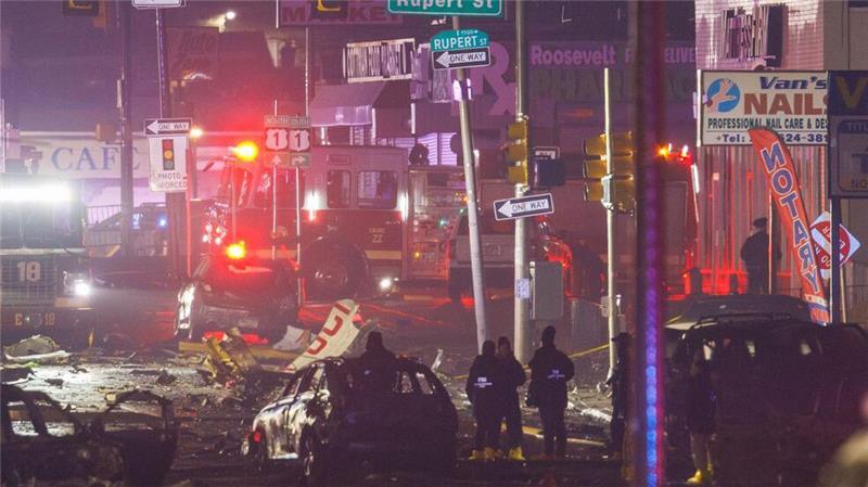 Nach dem Absturz liefen die Rettungs- und Bergungsarbeiten. 