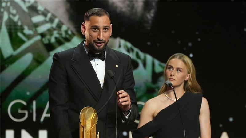 Nach dem Ballon d’Or gab es noch eine Auszeichnung für Donnarumma und Hampton. (Archivbild)