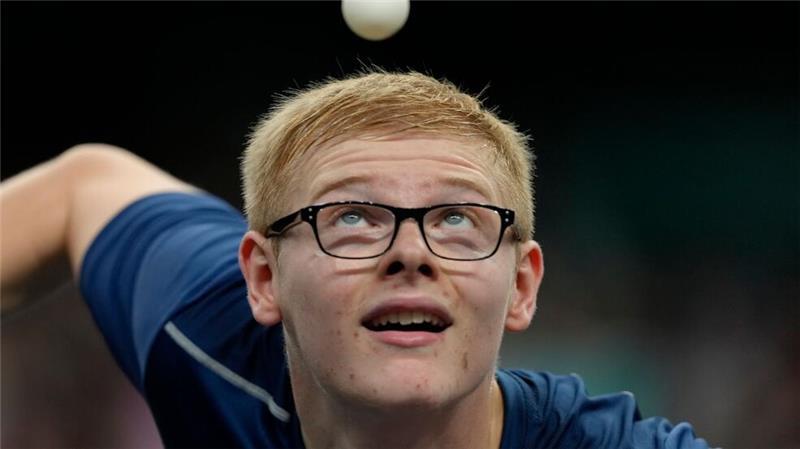 Nach dem EM-Viertelfinale disqualifiziert: Frankreichs Tischtennis-Star Felix Lebrun.