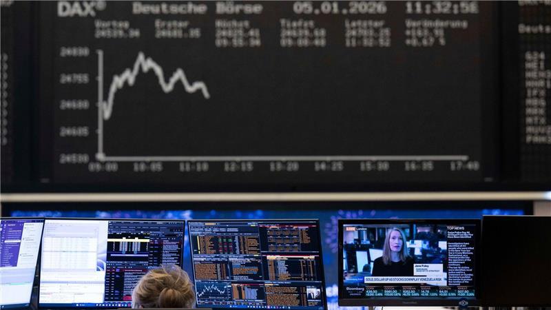 Nach dem Hoch bröckelten die Kurse wieder etwas ab.