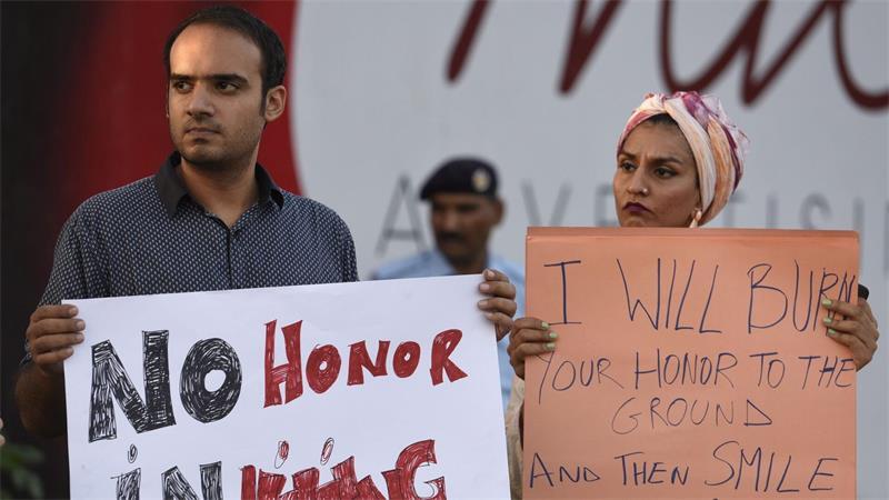 Nach dem Mord an Qandeel Baloch entzündete sich in Pakistan eine lautstarke öffentliche Debatte. (Archivbild)