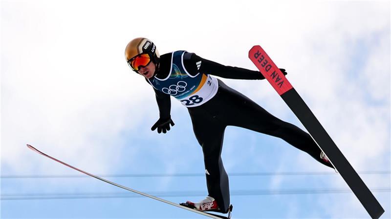 Nach dem Skispringen war der Rückstand für Vinzenz Geiger bereits riesig.