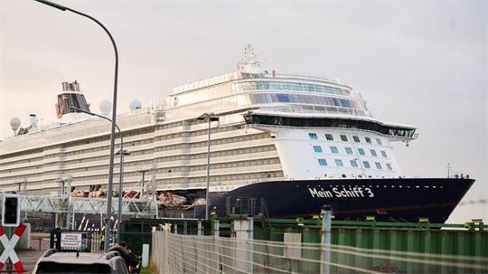 Nach dem Unfall kehrte die „Mein Schiff 3“ wieder zum Kreuzfahrterminal zurück.