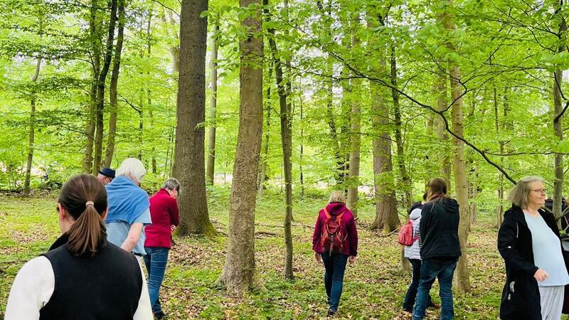 Dichterwald im Herbst: Literarisches Waldbaden im Rüstjer Forst Nach dem erfolgreichen „Dichterwald“ im Frühjahr wird jetzt ein Waldbaden im Herbst veranstaltet.