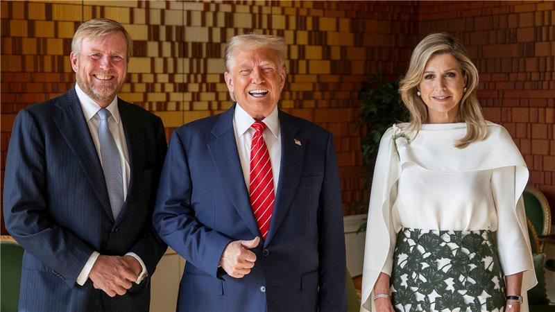 Trump hin und weg vom niederländischen Königspaar Nach dem gemeinsamen Dinner frühstückte Donald Trump auch mit dem Königspaar.