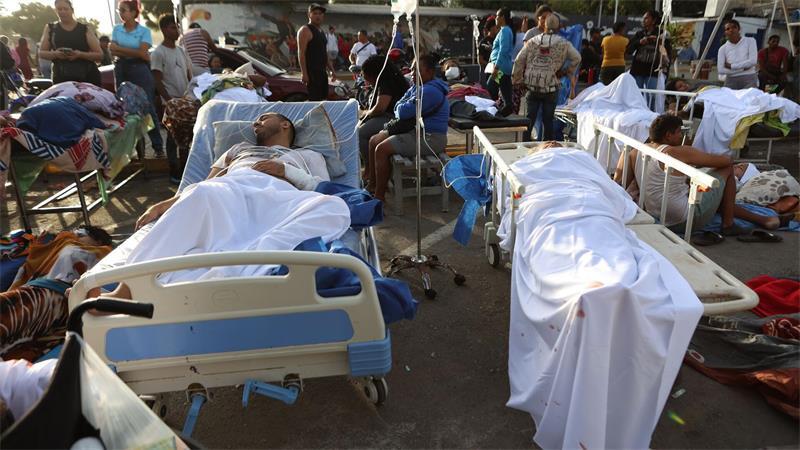 Nach dem schweren Erdbeben in Venezuela