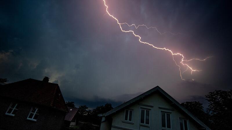 Nach der Hitze gab es Unwetter in Deutschland.