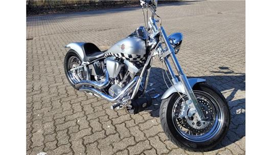 Nach einem Diebstahl sucht die Polizei nach diesem Motorrad der Marke Harley-Davidson. Foto: Polizei