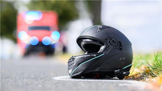 Nach einem Motorradunfall ist der Mörder auf der Flucht festgenommen worden. (Symbolbild)