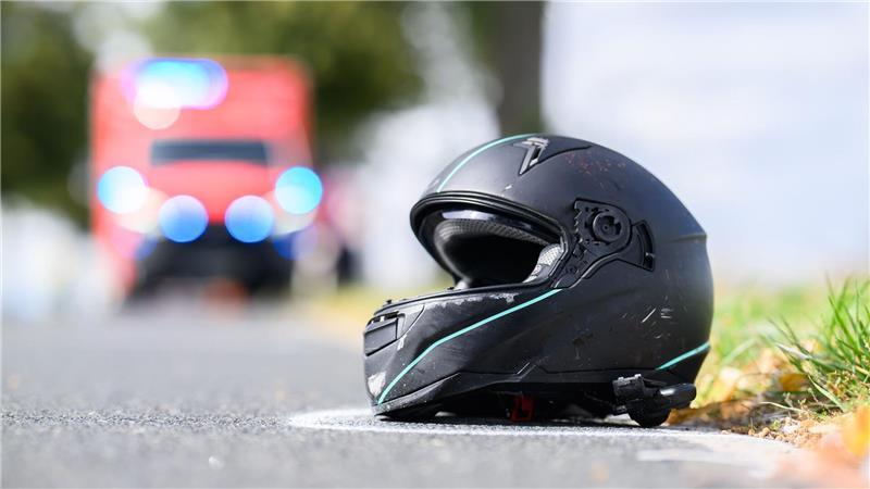 Nach einem Motorradunfall ist der Mörder auf der Flucht festgenommen worden. (Symbolbild)
