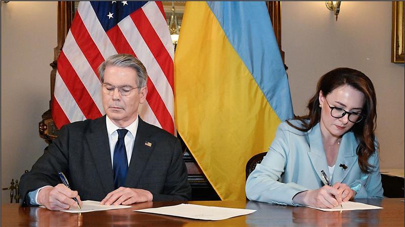 USA und Ukraine einigen sich auf Rohstoffabkommen Nach langem Ringen haben beide Regierungen das Abkommen besiegelt.
