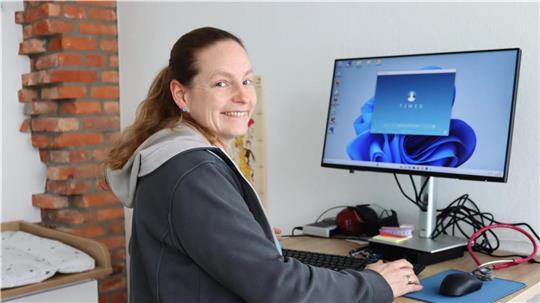 Nach nur zwei Wochen fühlt sich Dr. Christine-Kai Humrich in den neu gestalteten Räumen in Zeven angekommen.