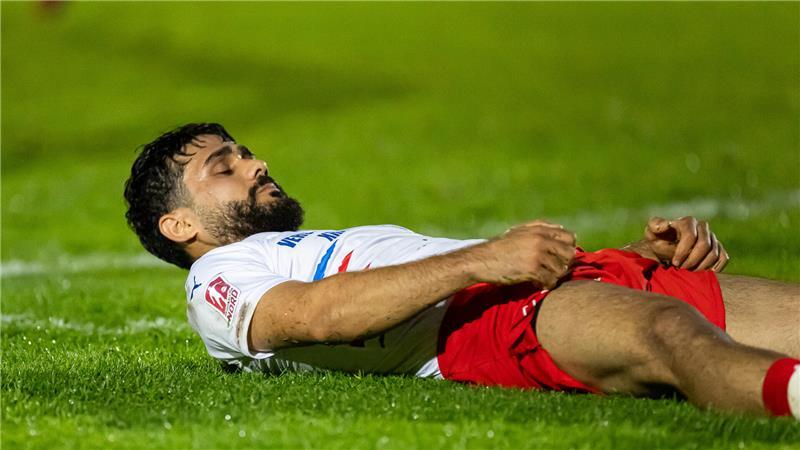 Die aggressivere Topmannschaft kauft D/A den Schneid ab Nach sechs Siegen in Folge ausgebremst: Einige D/A-Spieler, wie auch Allah Hamid, konnten in Meppen nicht ihr ganzes Leistungsvermögen abrufen.