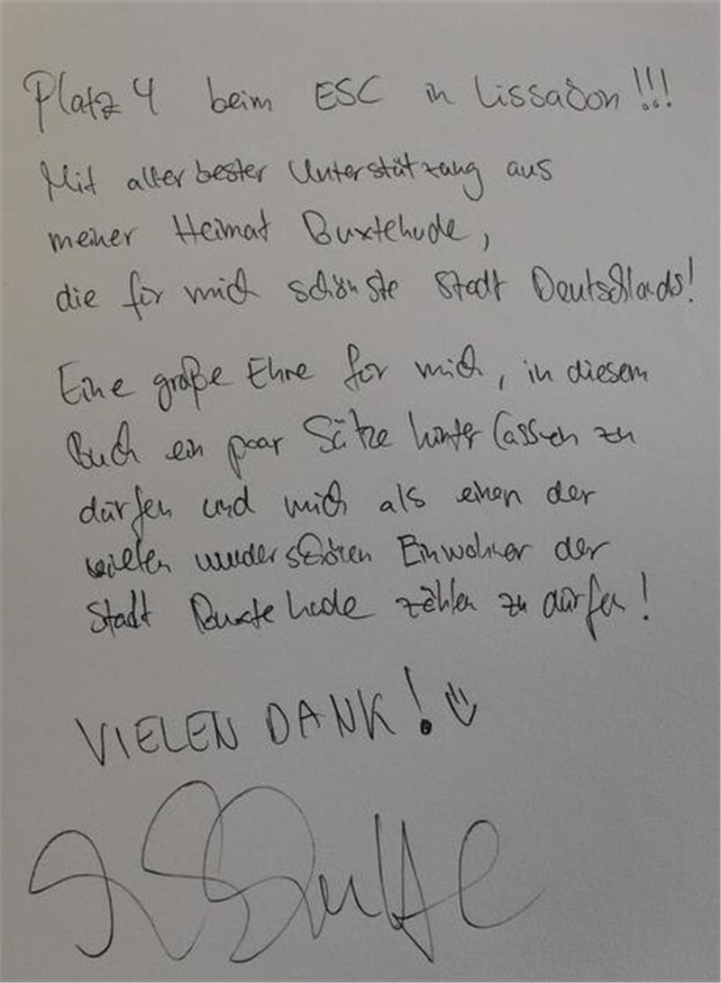 Nach seinem vierten Platz beim Eurovision Song Contest gebührte 2018 auch Sänger Michael Schulte die Ehre.