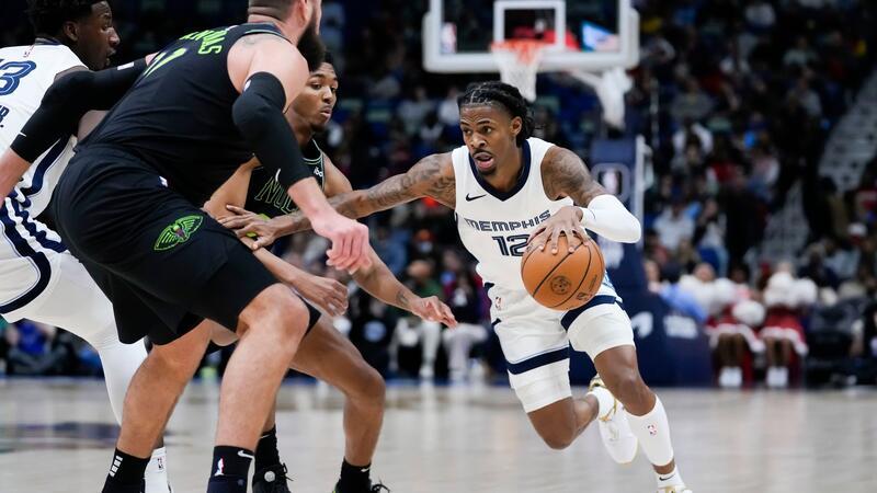Nach seiner Sperre steht NBA-Star Ja Morant wieder auf dem Platz.