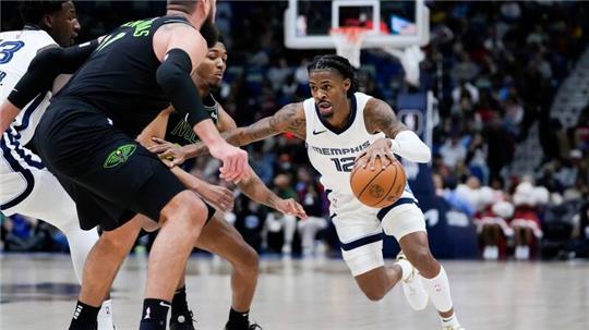 Nach seiner Sperre steht NBA-Star Ja Morant wieder auf dem Platz.