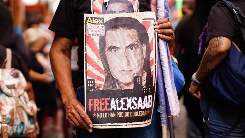 Nach seiner ersten Festnahme hatte es in Venezuela Proteste für Saabs Freilassung gegeben. (Archivbild)