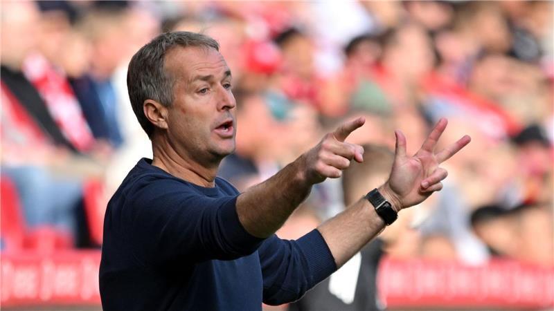 Leverkusen und Hjulmand feiern 4:3 in Mainz Nach über zehn Jahre Rückkehr an die alte Wirkungsstätte: Bayer-Trainer Kasper Hjulmand.