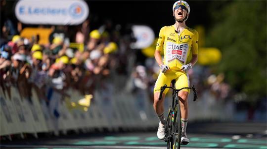 Nächster Etappensieg bei der Tour de France für Ausnahmekönner Pogacar.