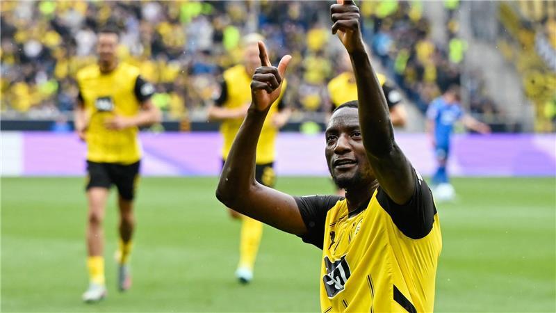 Dortmund schlampt und siegt doch noch in Hoffenheim Nächster Treffer: BVB-Stürmer Serhou Guirassy.