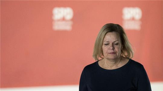 Nancy Faeser (SPD): „Unser Rechtsstaat darf nicht von innen heraus sabotiert werden können.“