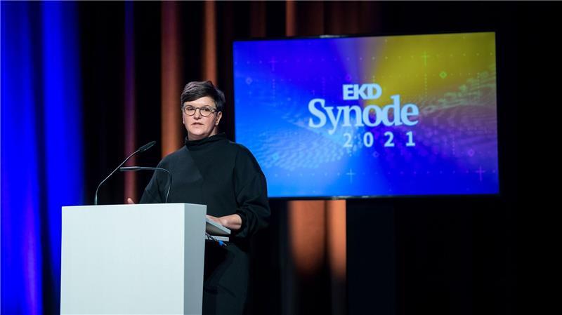 Nancy Janz, die Sprecherin der Betroffenen im Beteiligungsforum Sexualisierte Gewalt der Evangelischen Kirche in Deutschland, will zurücktreten. (Archivbild)