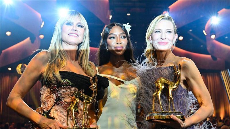 Naomi Campbell hielt eine Lobrede auf Model-Kollegin Heidi Klum.