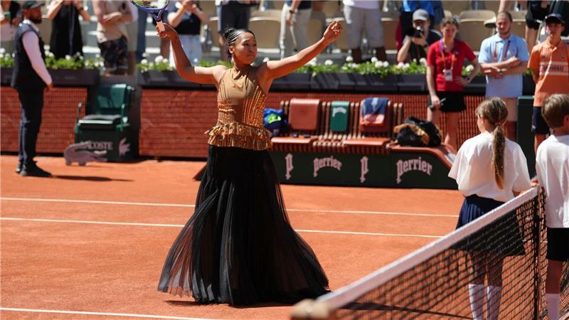 Naomi Osaka sorgte mal wieder für einen Hingucker.