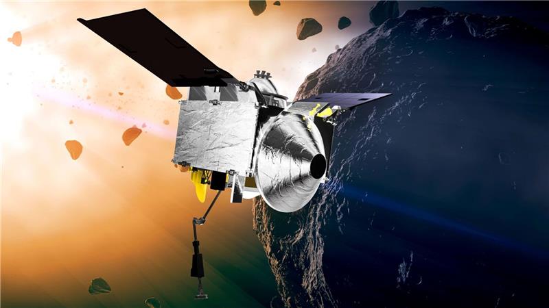 Sonde „Osiris-Rex” soll Asteroiden-Probe über Erde abwerfen Nasa-Raumsonde Osiris-Rex soll die Probe von einem Asteroiden über der Erde abwerfen.
