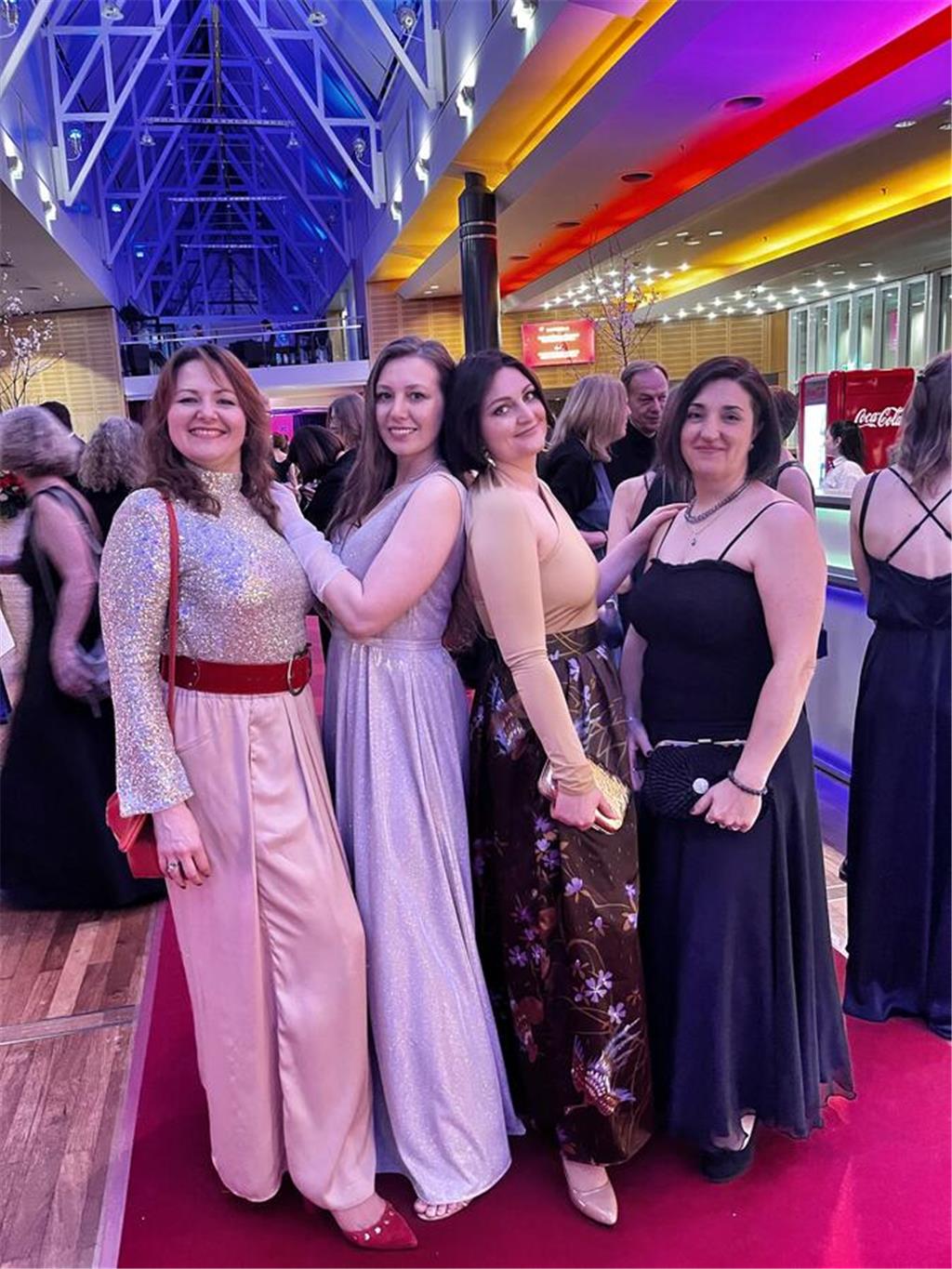 Natalia Mezentseva, Vira TiuTiunnyk, Natalia Ilieva und Liudmila Lebid.