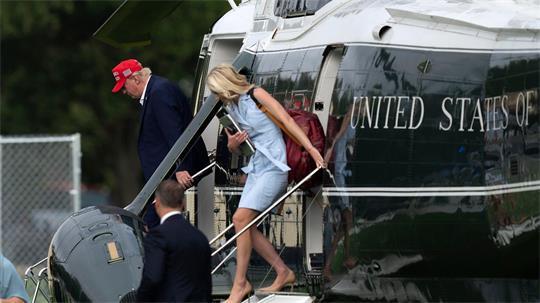 Natalie Harp ist oft an Trumps Seite zu sehen (Archivbild).
