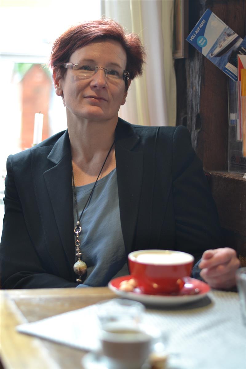 Nathalie Rübsteck, Geschäftsführerin von Handelsverband und Dehoga.  Foto von Borstel