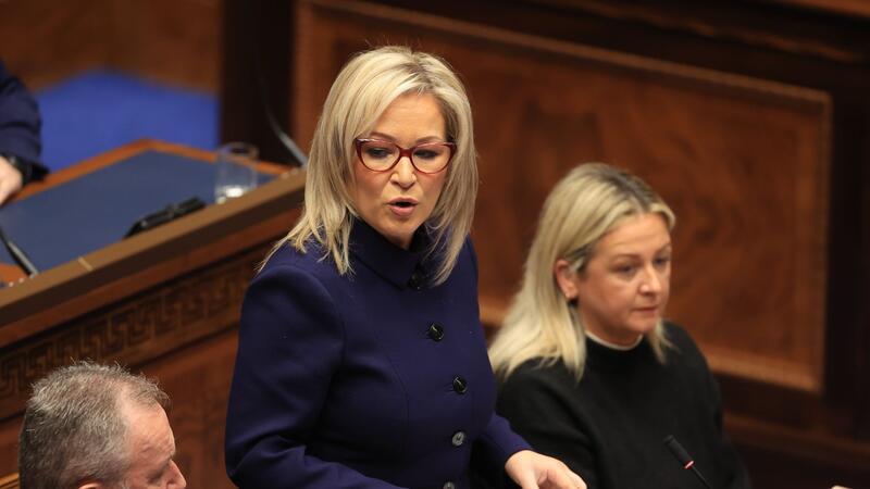 Nordirland-Konflikt: O’Neill entschuldigt sich für Tote Nationalistin Michelle O’Neill von der Sinn-Féin-Partei führt seit Februar als Erste Ministerin die nordirische Regierung. (Archivbild)