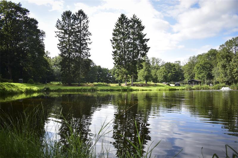 Naturidyll: einer der Anglerteiche links vom Il Mulino.