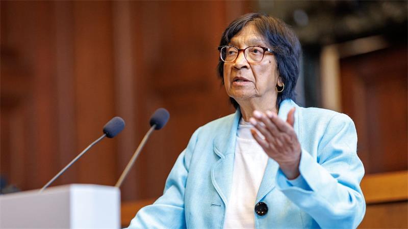 Navi Pillay erhält Friedensnobelpreis 2026 und gibt eine Pressekonferenz beim Nuremberg Forum