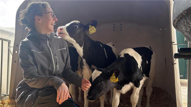 Neeke Bellmann ist im dritten Jahr ihrer landwirtschaftlichen Ausbildung.