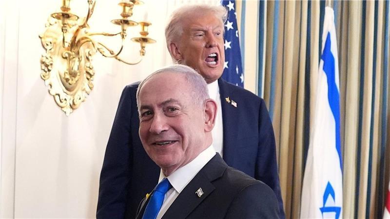 Netanjahu billigt den Plan von Trump. 