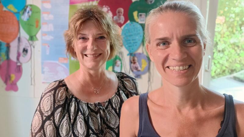 Ein besonderes Fabi-Angebot für Eltern mit besonderen Babys Netzwerkkoordinatorin Bianca Klapper (links) von Frühe Hilfen und Kursleiterin Claudia Frey haben den neuen Kurs auf die Beine gestellt.