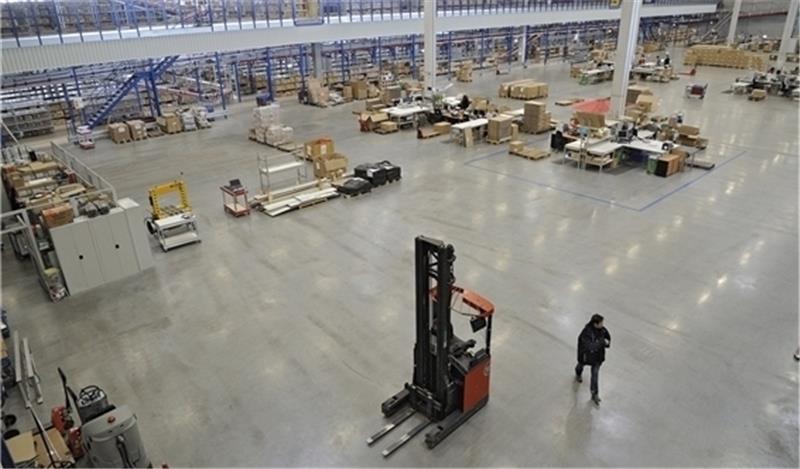 Neu Wulmstorfs größte Warendrehscheibe : Das Wolfskin-Zentrallager.