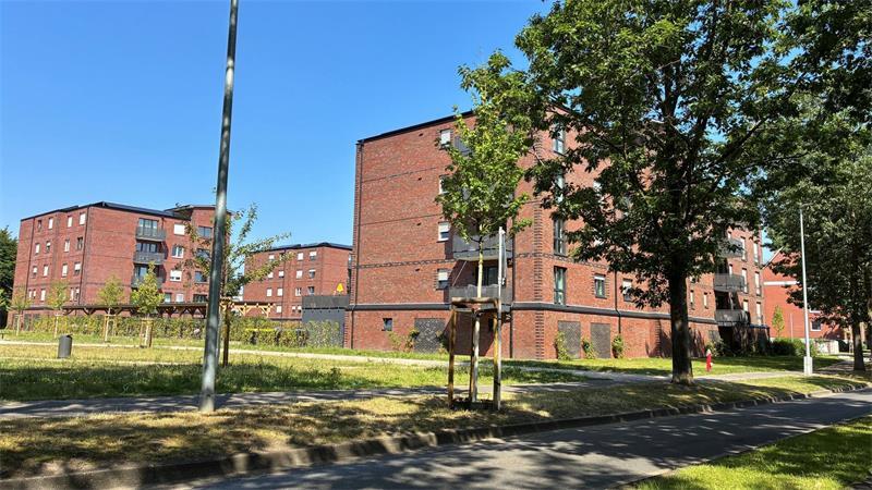 Neue Mehrfamilienbauten sollen - wie bereits die Einfamilienhaussiedlung - die Wohnverhältnisse verbessern.