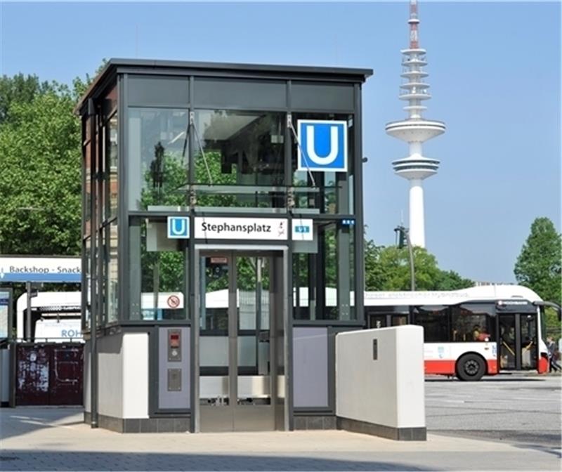 Neue U-Bahn-Haltestelle Stephansplatz . Foto Schulz