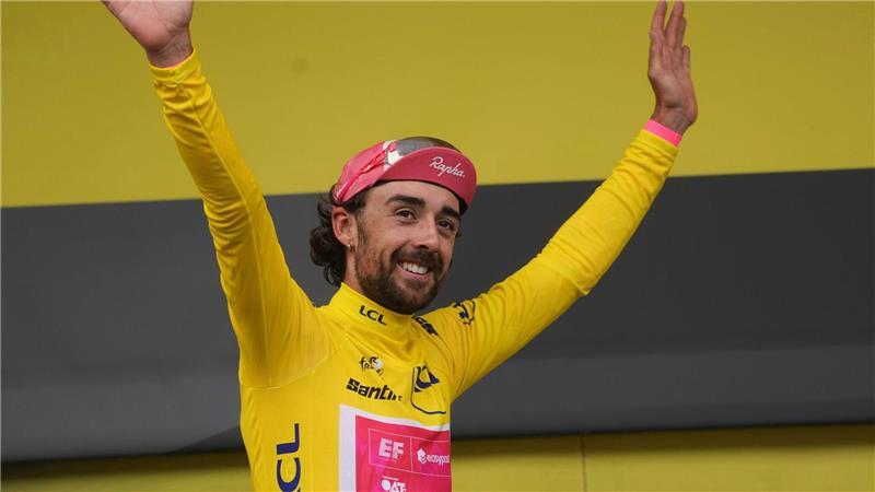Nach Nichtangriffspakt: Pogacar verliert Gelb an Healy Neuer Mann in Gelb: Ben Healy