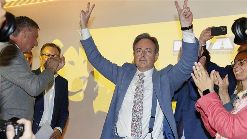 Neuer Regierungschef Belgiens soll der N-VA-Vorsitzende Bart De Wever werden. (Archivbild)