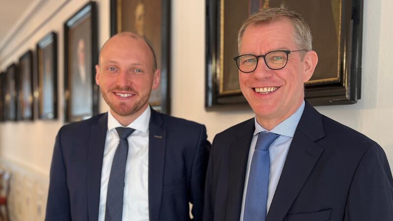 Er ist der neue Chef bei den Rittern in Stade Neuer Vorstand: Lukas Kraeft (links) steht jetzt an der Seite von Matthias Schicke.