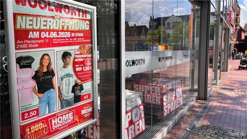 Nicht nur Woolworth ist neu: So rasant verändert sich die Stader City Neues Geschäft am Pferdemarkt. Da, wo früher C&A war, ist jetzt Woolworth eingezogen.