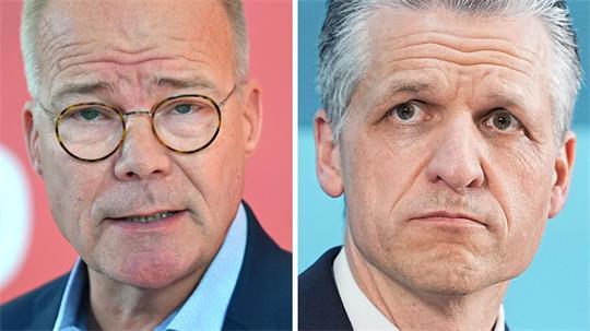 Neues Pendant von SPD-Fraktionschef Miersch bei der Union ist Thorsten Frei (rechts). (Archivbilder)